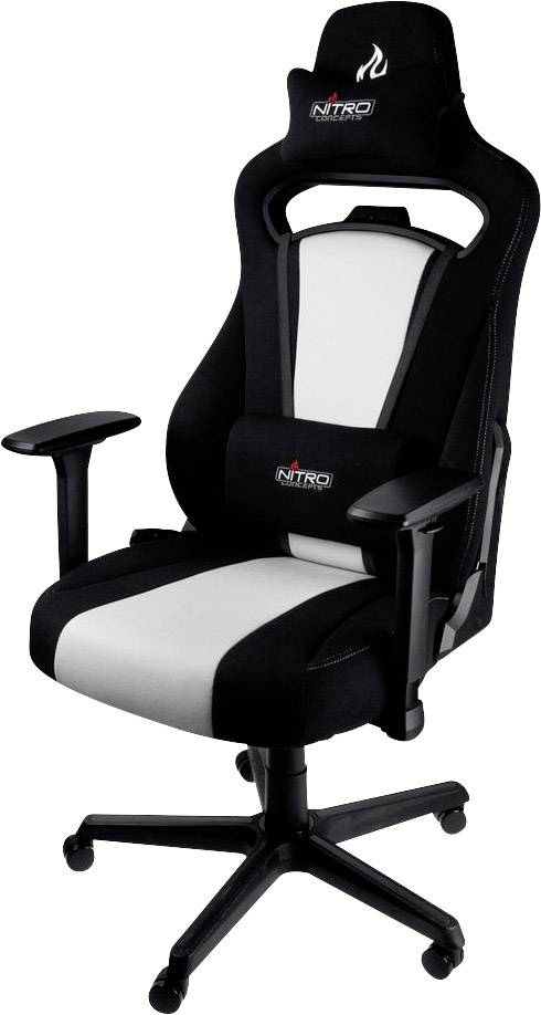 Nitro Concepts E250 Gaming-Stuhl Schwarz/Weiß