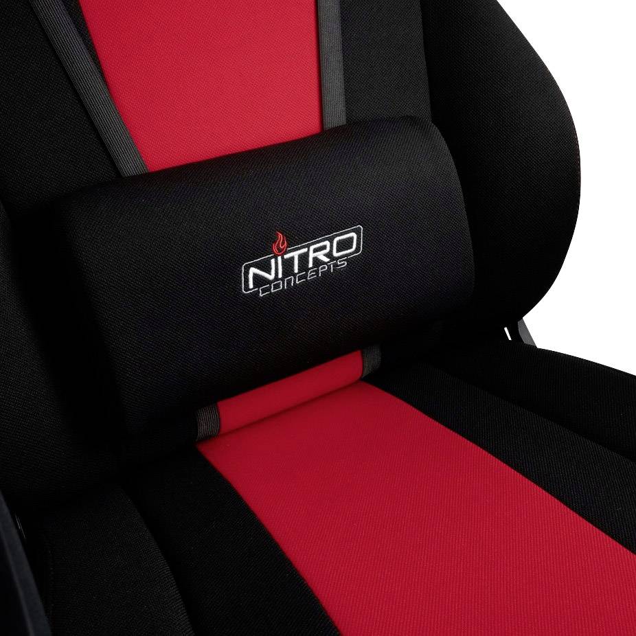 Nitro Concepts E250 Gaming-Stuhl Schwarz/Rot