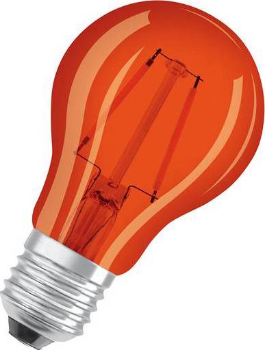 Rote Glühbirne mit metallener Fassung, leuchtet hell, Symbol für innovative Ideen und Kreativität.