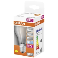 OSRAM HOMELIGHTING 4058075434707 LED EEK D (A - G) E27 Glühlampenform 11W = 100W Kaltweiß (Ø x L) 60mm x 105mm 1St. OSRAM HOMELIGHTING 4058075434707 LED EEK D (A - G) E27 Glühlampenform 11W = 100W Kaltweiß (Ø x L) 60mm x 105mm 1St.