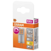 OSRAM HOMELIGHTING 4058075431904 LED EEK F (A - G) G4 Kolbenform 2W = 20W Warmweiß (Ø x L) 14mm x 38mm 1St. OSRAM HOMELIGHTING 4058075431904 LED EEK F (A - G) G4 Kolbenform 2W = 20W Warmweiß (Ø x L) 14mm x 38mm 1St.
