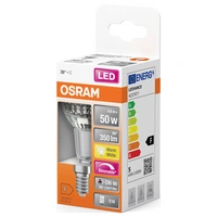 OSRAM HOMELIGHTING 4058075433144 LED EEK F (A - G) E14 Reflektor 4.8 W = 50 W Warmweiß (Ø x L) 50 mm x 73 mm 1 St. OSRAM HOMELIGHTING 4058075433144 LED EEK F (A - G) E14 Reflektor 4.8 W = 50 W Warmweiß (Ø x L) 50 mm x 73 mm 1 St.