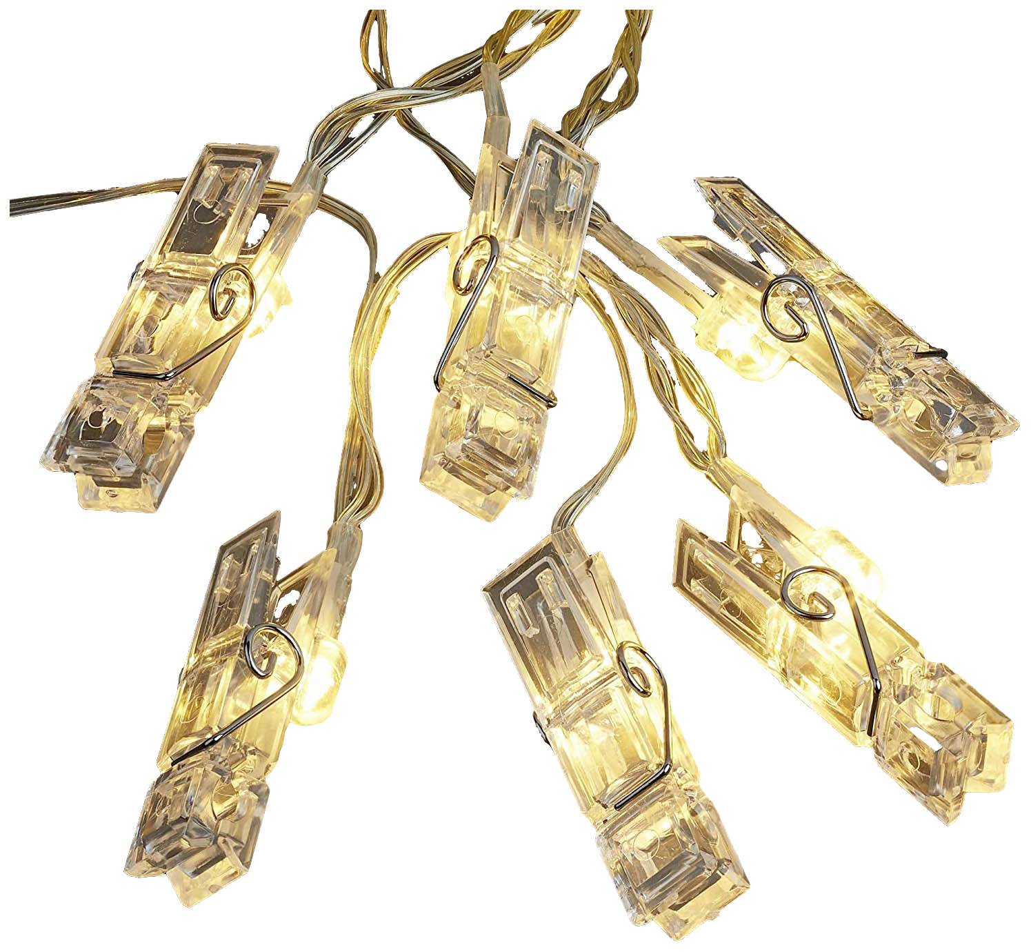 Hellum 523096 Lichterketten mit Batterien Innen batteriebetrieben Anzahl Leuchtmittel 40 LED Warmweiß Beleuchtete Länge: 4.68m