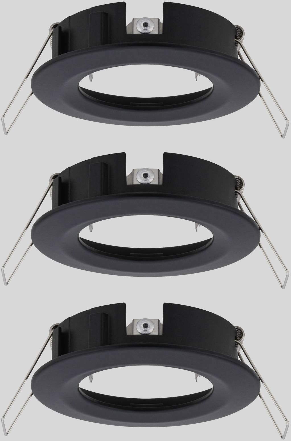 Paulmann 92481 EBL Choose Einbauring 3er Set 10W Schwarz (matt)