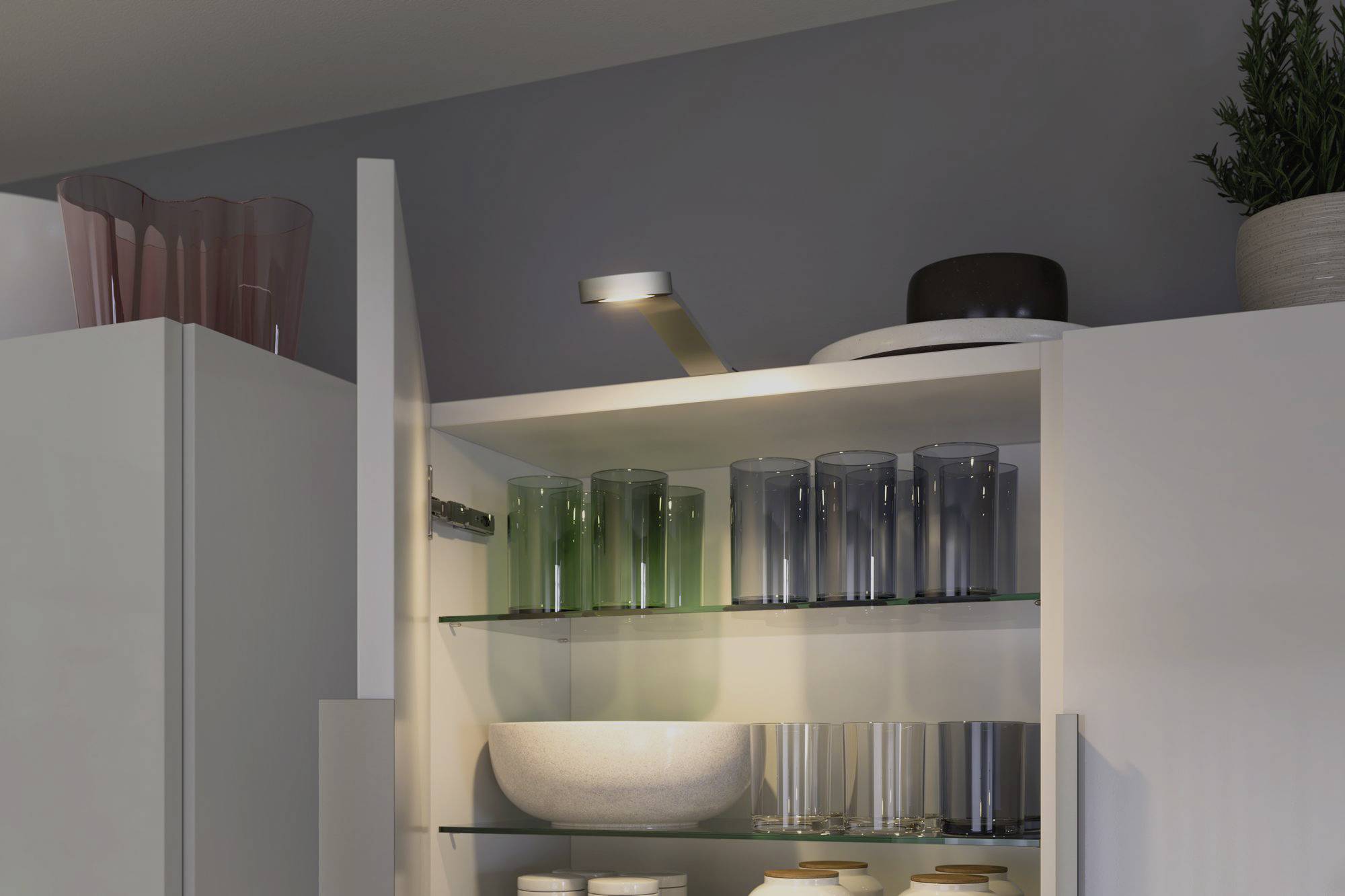 Paulmann CC Mike Aufbauleuchte 2W Warmweiß Chrom