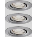 Paulmann 94295 EBL Nova mini Coin LED-Einbauleuchte 3er Set 4W Eisen Paulmann 94295 EBL Nova mini Coin LED-Einbauleuchte 3er Set 4W Eisen