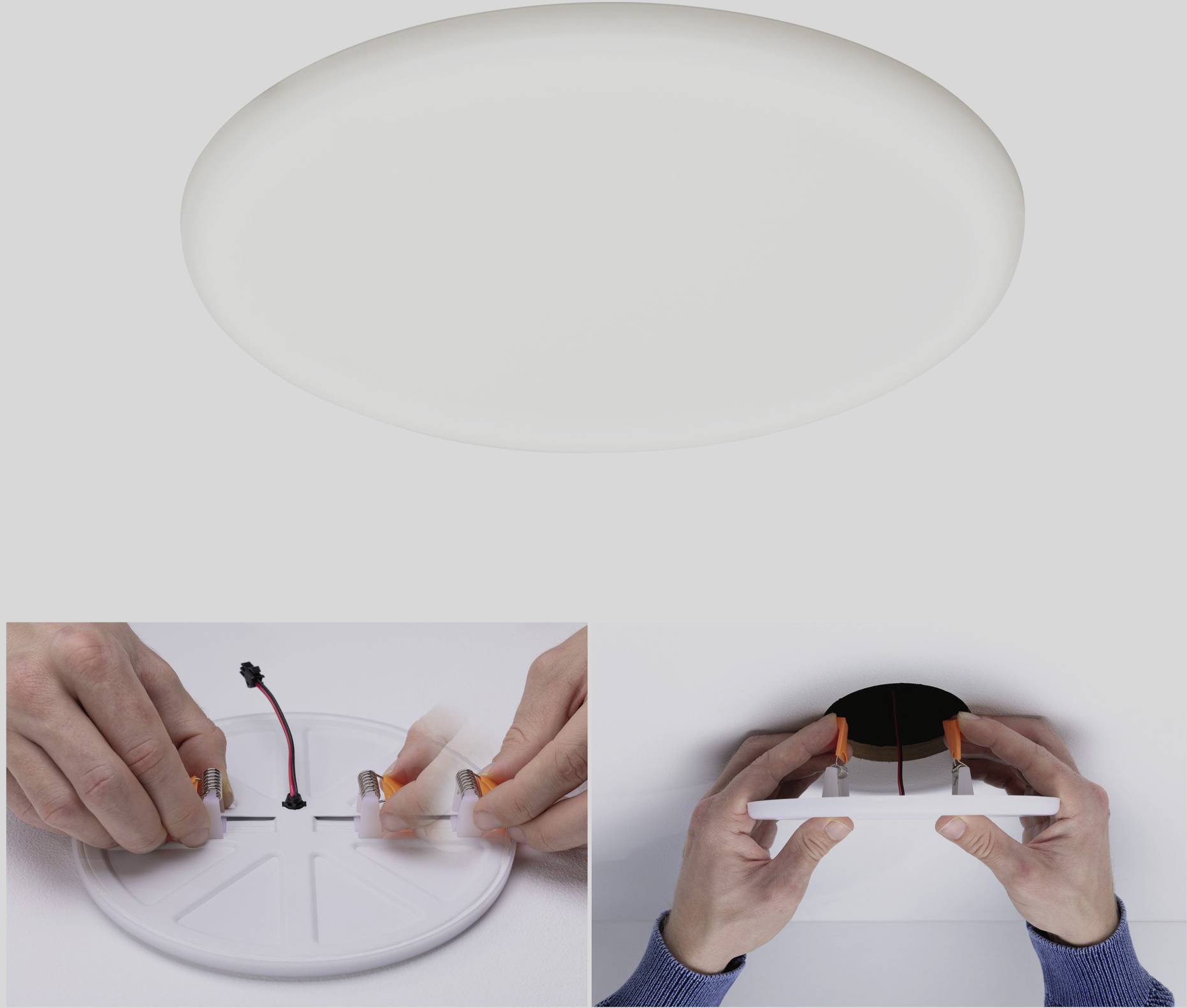 Paulmann 93068 EB Panel Veluna VariFit LED-Einbauleuchte 22W Satin