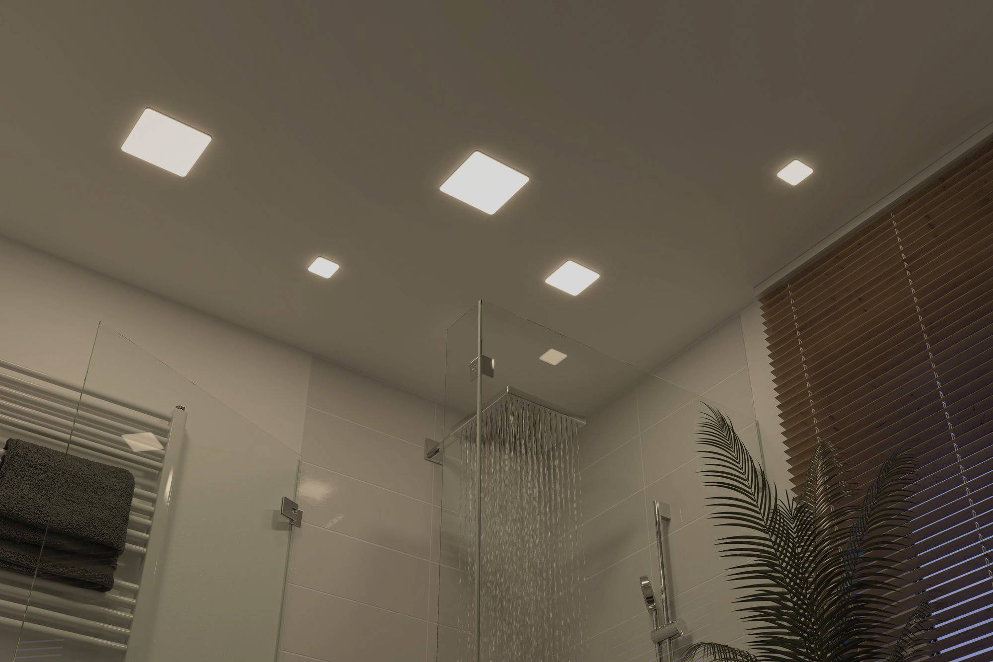 Paulmann 92397 EB Panel Veluna VariFit LED-Einbauleuchte 8.50W Satin