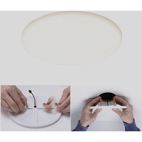 Paulmann 93064 EB Panel Veluna VariFit LED-Einbauleuchte 21W Satin Paulmann 93064 EB Panel Veluna VariFit LED-Einbauleuchte 21W Satin