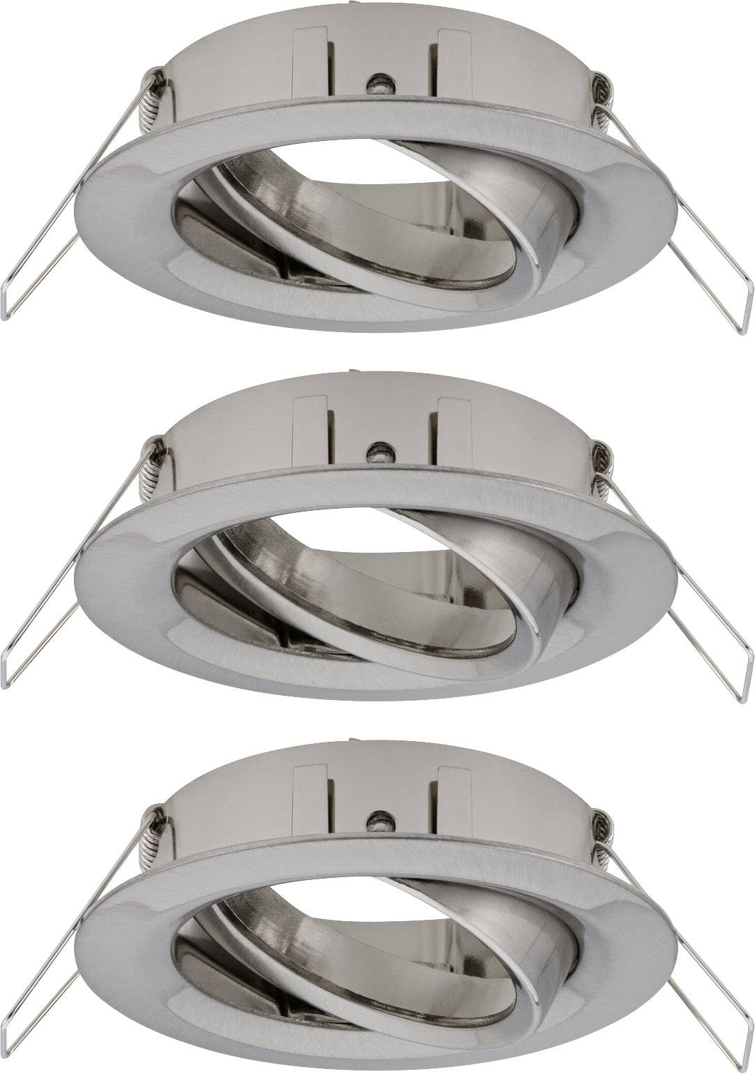 Paulmann 92485 EBL Choose Einbauring 3er Set 10W Eisen (gebürstet)