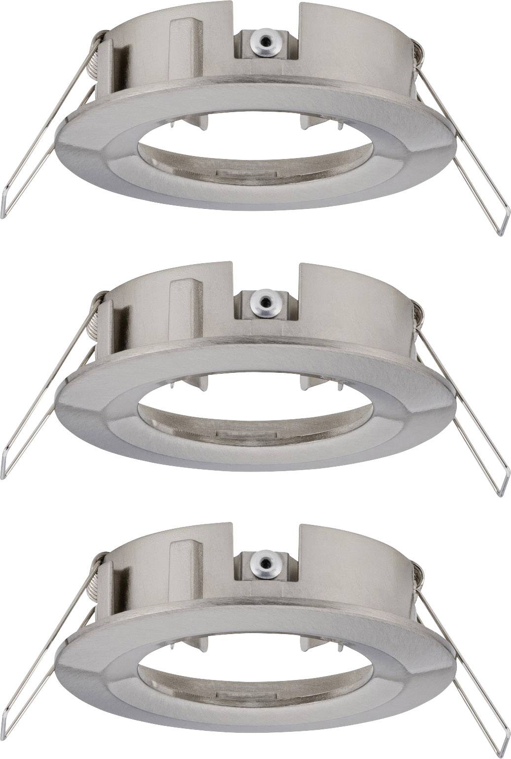 Paulmann 92479 EBL Choose Einbauring 3er Set 10W Eisen (gebürstet)