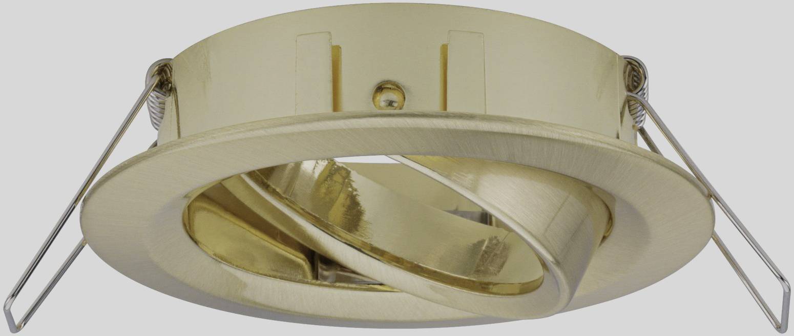 Paulmann 92489 EBL Choose Einbauring 3er Set 10W Messing (gebürstet)