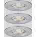Paulmann 94303 EBL Nova mini Coin LED-Einbauleuchte 3er Set 4W Chrom Paulmann 94303 EBL Nova mini Coin LED-Einbauleuchte 3er Set 4W Chrom