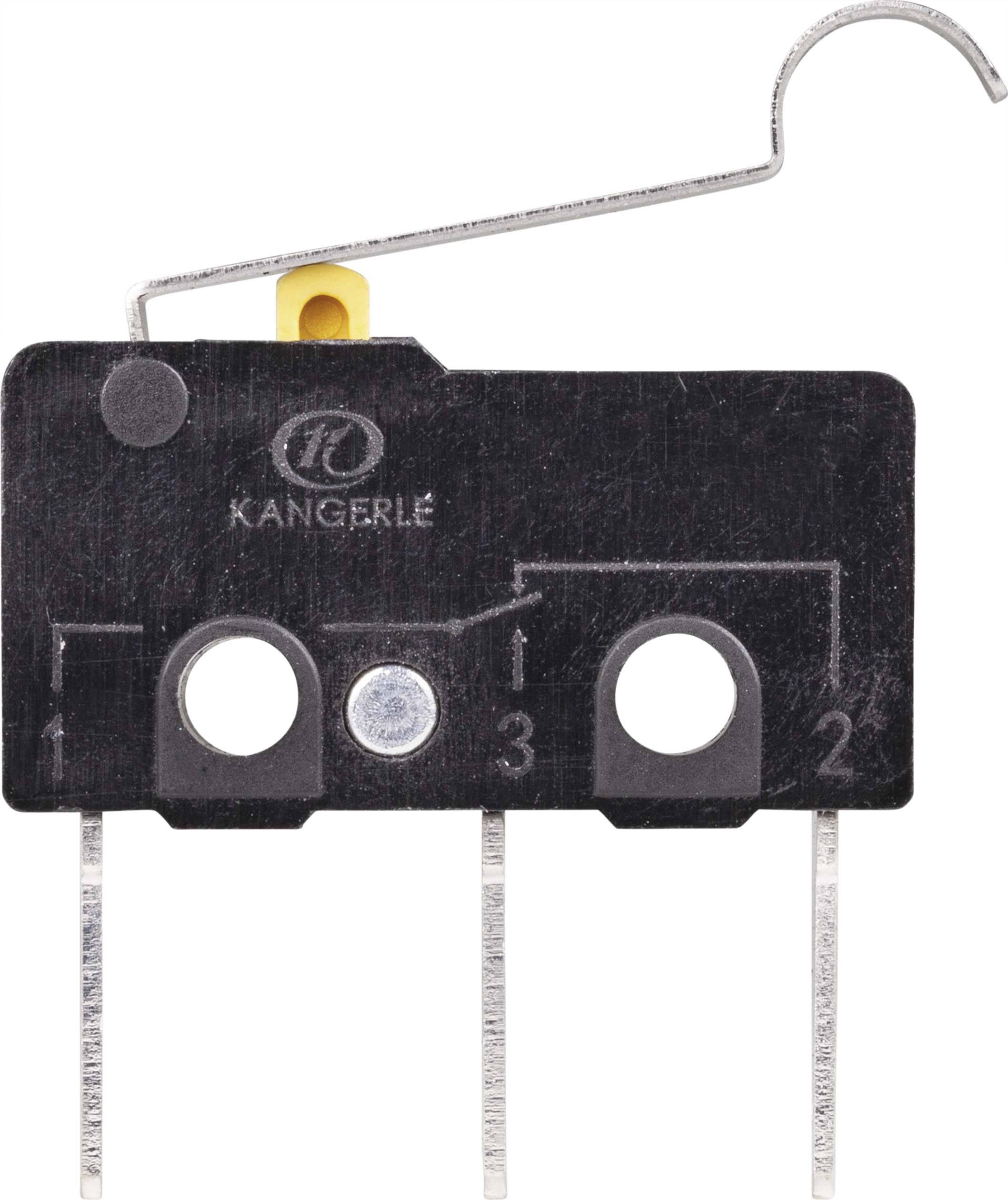 TRU COMPONENTS TC-9122124 Mikroschalter 250 V/AC 5A 1 x Ein/(Ein) tastend