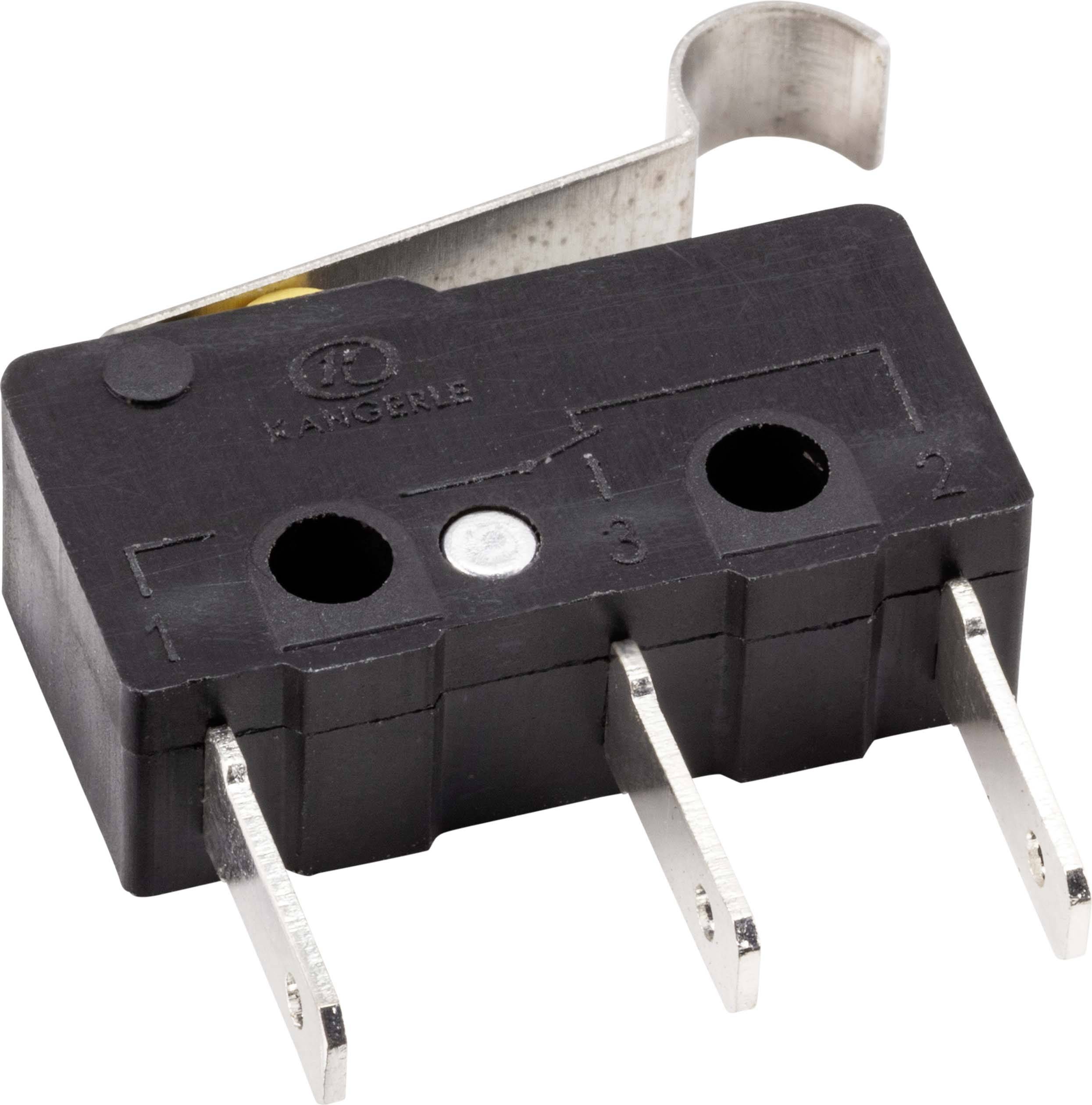 TRU COMPONENTS TC-9122124 Mikroschalter 250 V/AC 5A 1 x Ein/(Ein) tastend