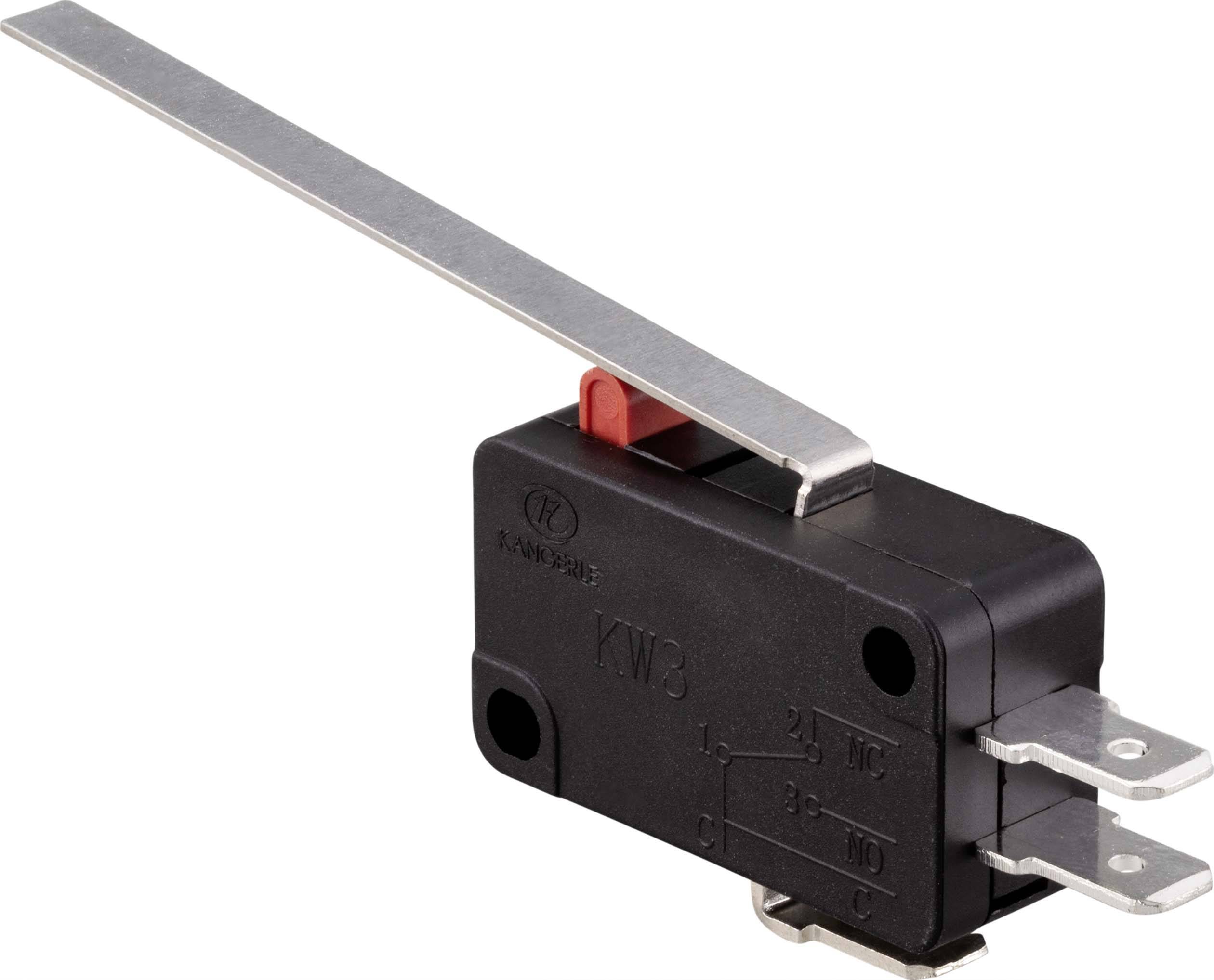 TRU COMPONENTS TC-9122140 Mikroschalter 250 V/AC 5A 1 x Ein/(Ein) tastend