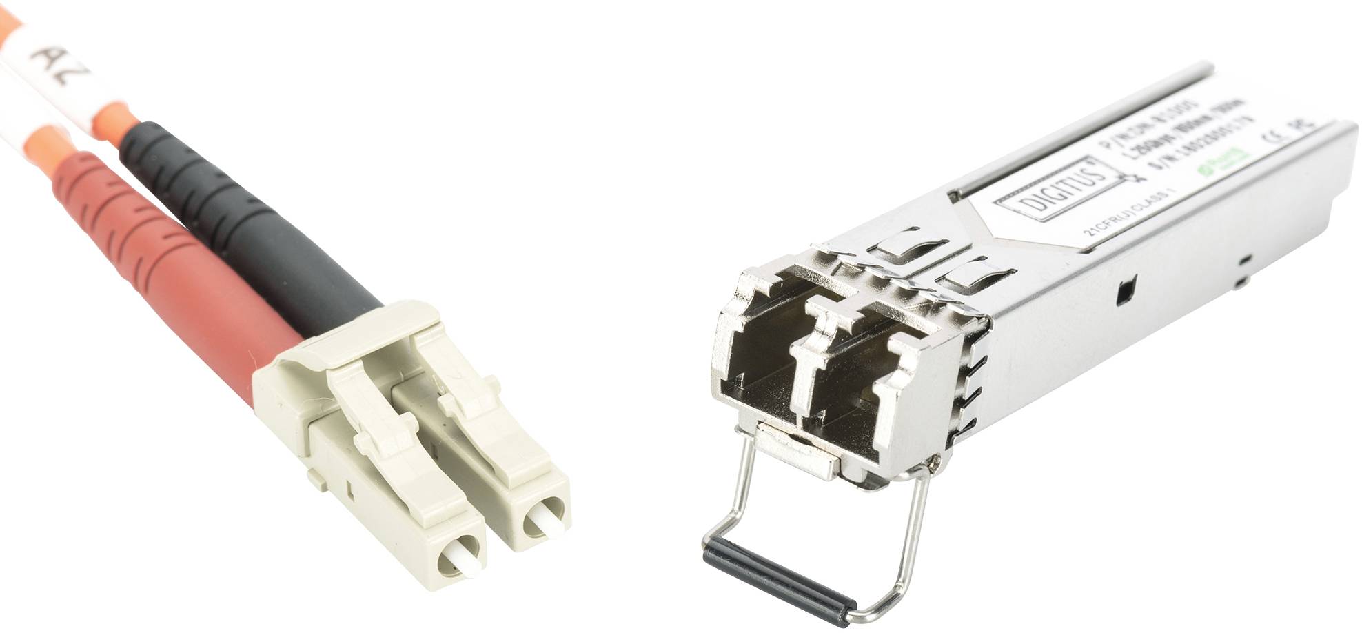 Digitus DN-81000-04 DN-81000-04 SFP (Mini-GBIC) Transceiver-Modul 25 GBit/s 500 m Modultyp LC