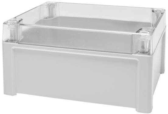 Fibox TPC 191209T Universal-Gehäuse 187 x 122 x 90 Polycarbonat Lichtgrau 1 St.