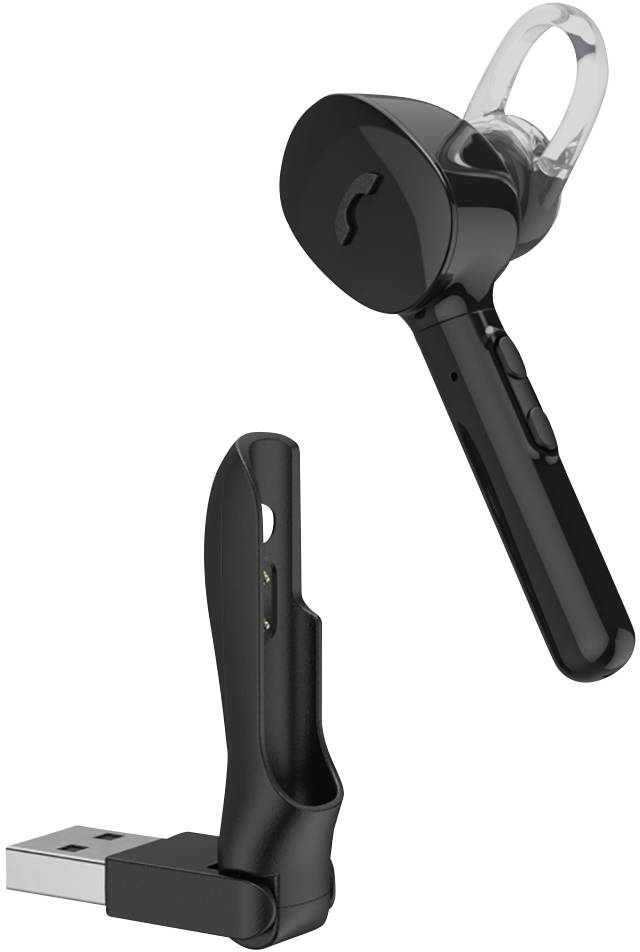 Hama "MyVoice1300" In Ear Headset Bluetooth® Mono Schwarz Lautstärkeregelung Handy