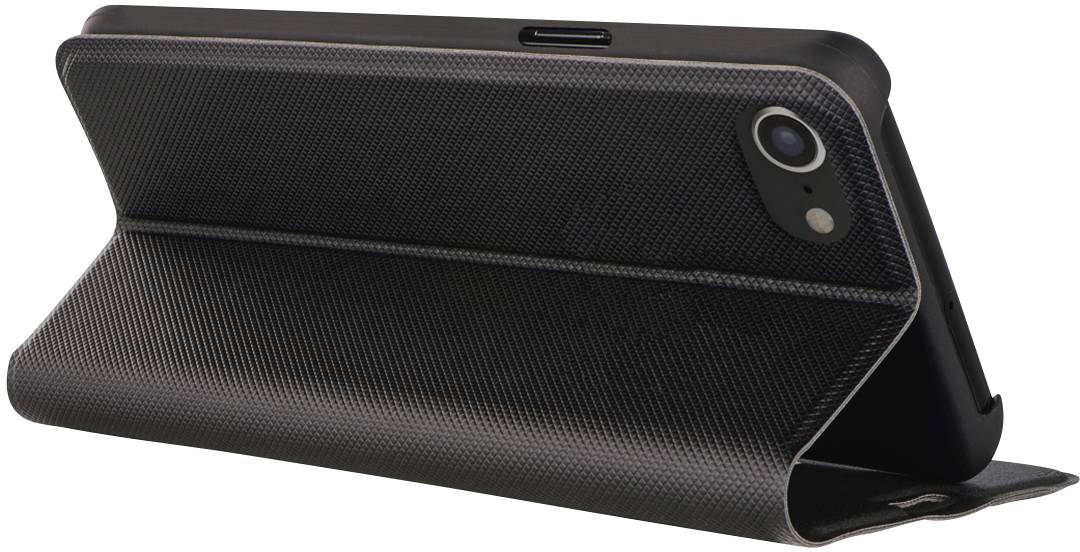 Hama "Slim Pro" Booklet Apple iPhone SE (2te 2020), iPhone SE (3te 2022) Schwarz Standfunktion, Handy Flip Case 00188773