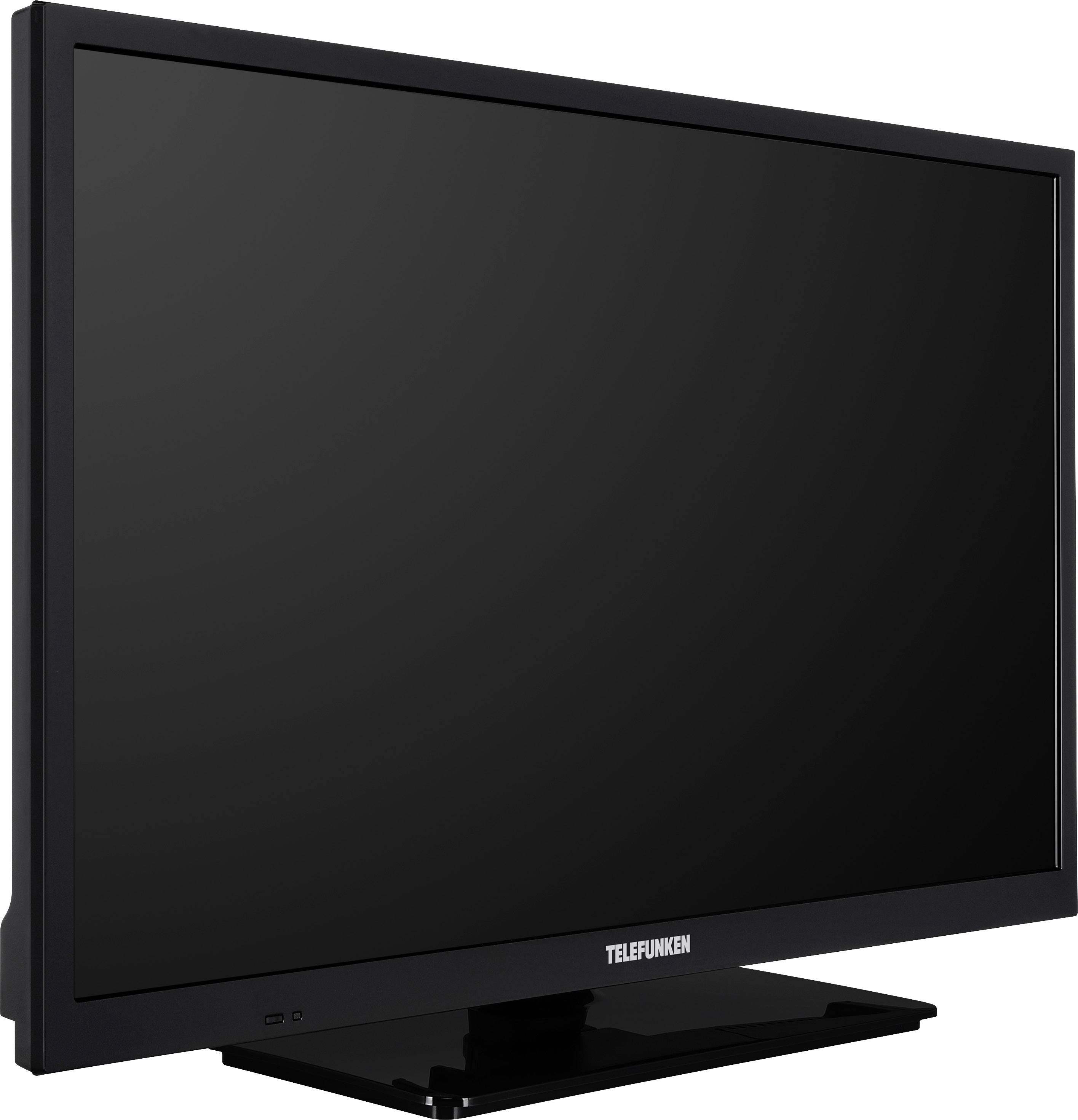 Telefunken E24H345A LED-TV 60 cm 24 Zoll EEK F (A - G) DVB-T2, DVB-C, DVB-S, HD ready, Smart TV, WLAN, CI+ Schwarz