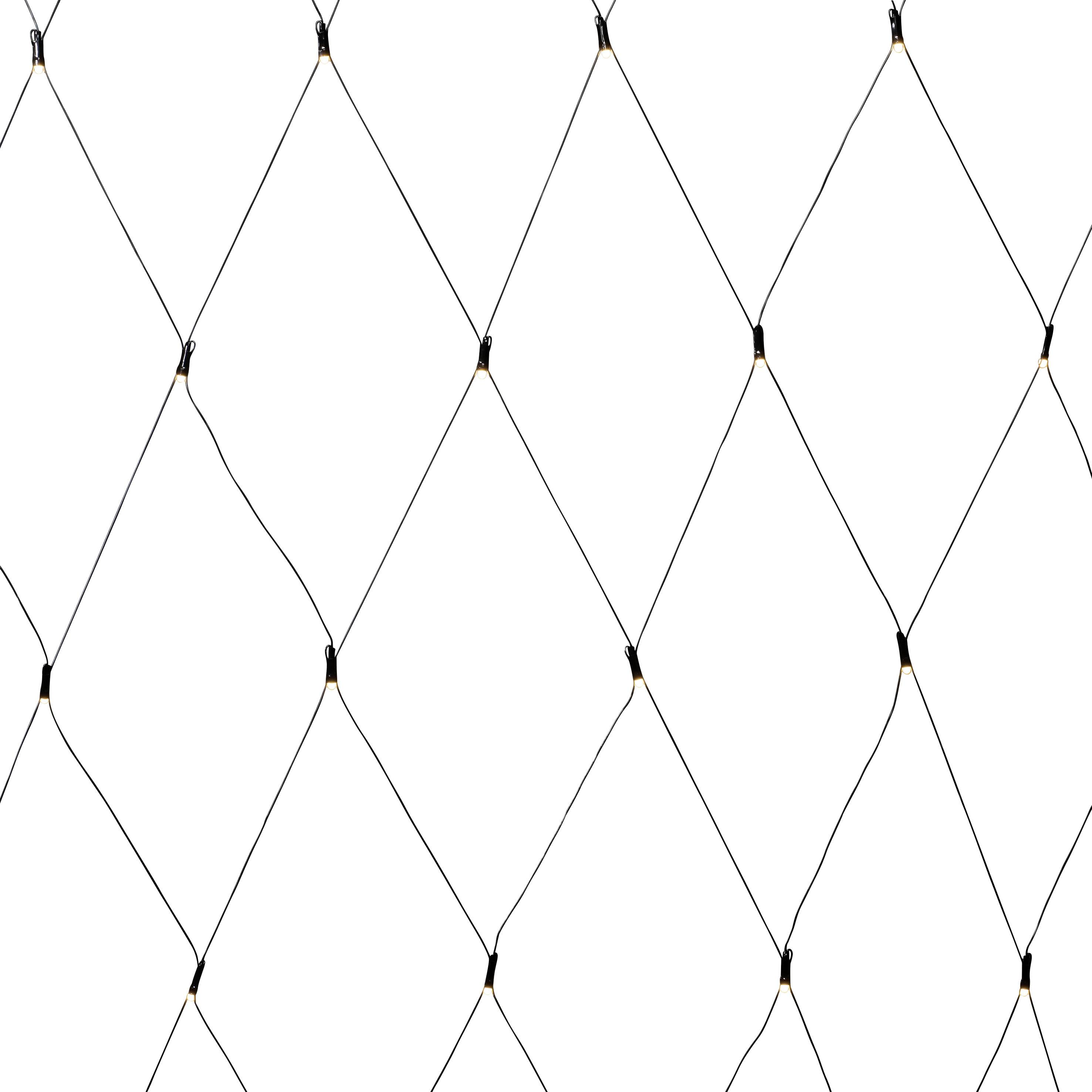 Konstsmide 3778-800 Lichternetz Außen EEK: G (A - G) netzbetrieben Anzahl Leuchtmittel 32 LED Bernstein Beleuchtete Länge: 1m