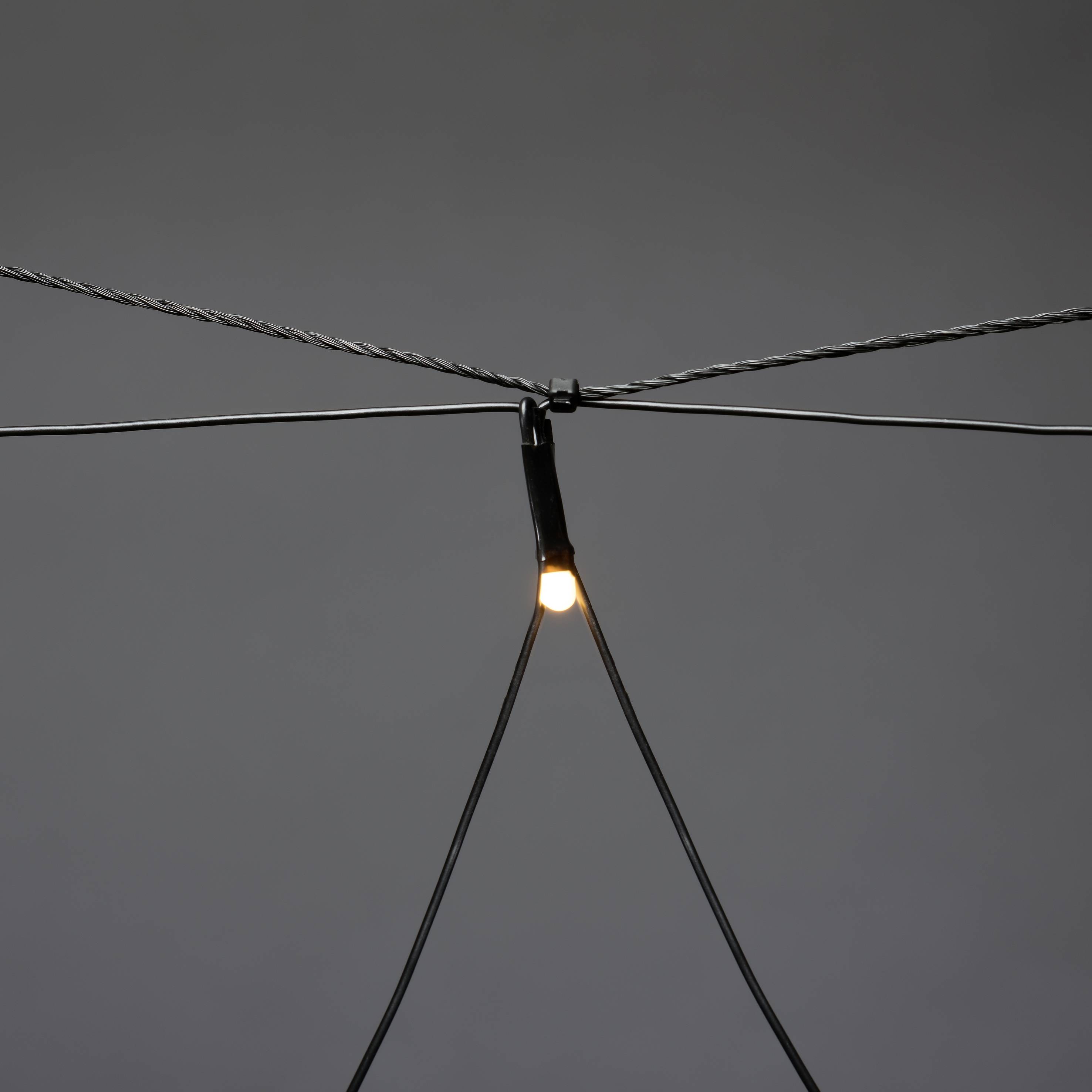 Konstsmide 3787-800 Lichternetz Außen EEK: G (A - G) netzbetrieben Anzahl Leuchtmittel 96 LED Bernstein Beleuchtete Länge: 3m