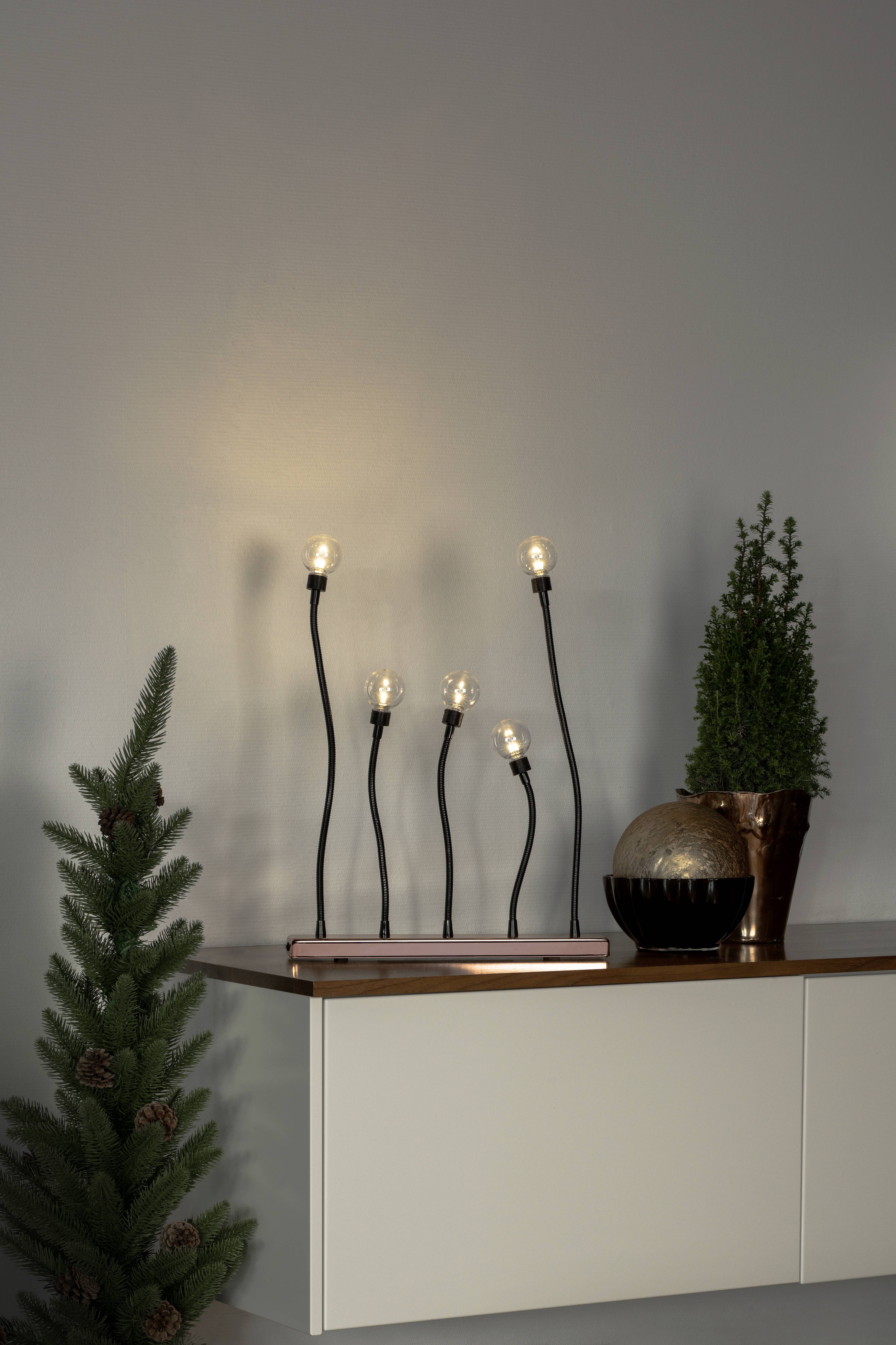 Konstsmide 3522-670TR LED-Stehlampe LED Warmweiß Schwarz, Kupfer