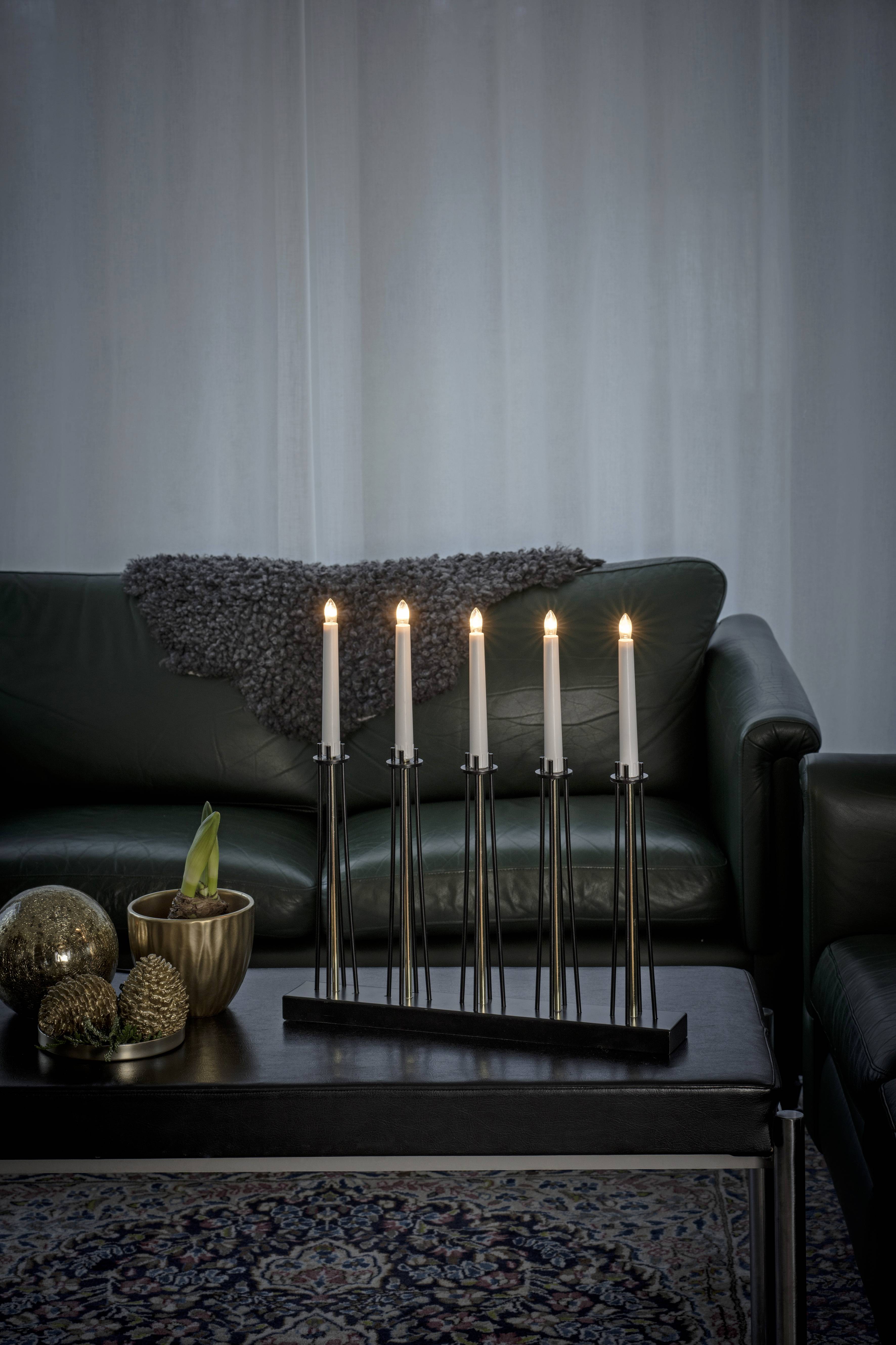 Konstsmide 3521-780TR Stehlampe Glimmlampe Warmweiß Schwarz