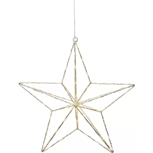 Konstsmide 1802-993 Türkranz mit Beleuchtung Stern Bernstein LED Silber EEK: G (A - G) Konstsmide 1802-993 Türkranz mit Beleuchtung Stern Bernstein LED Silber EEK: G (A - G)