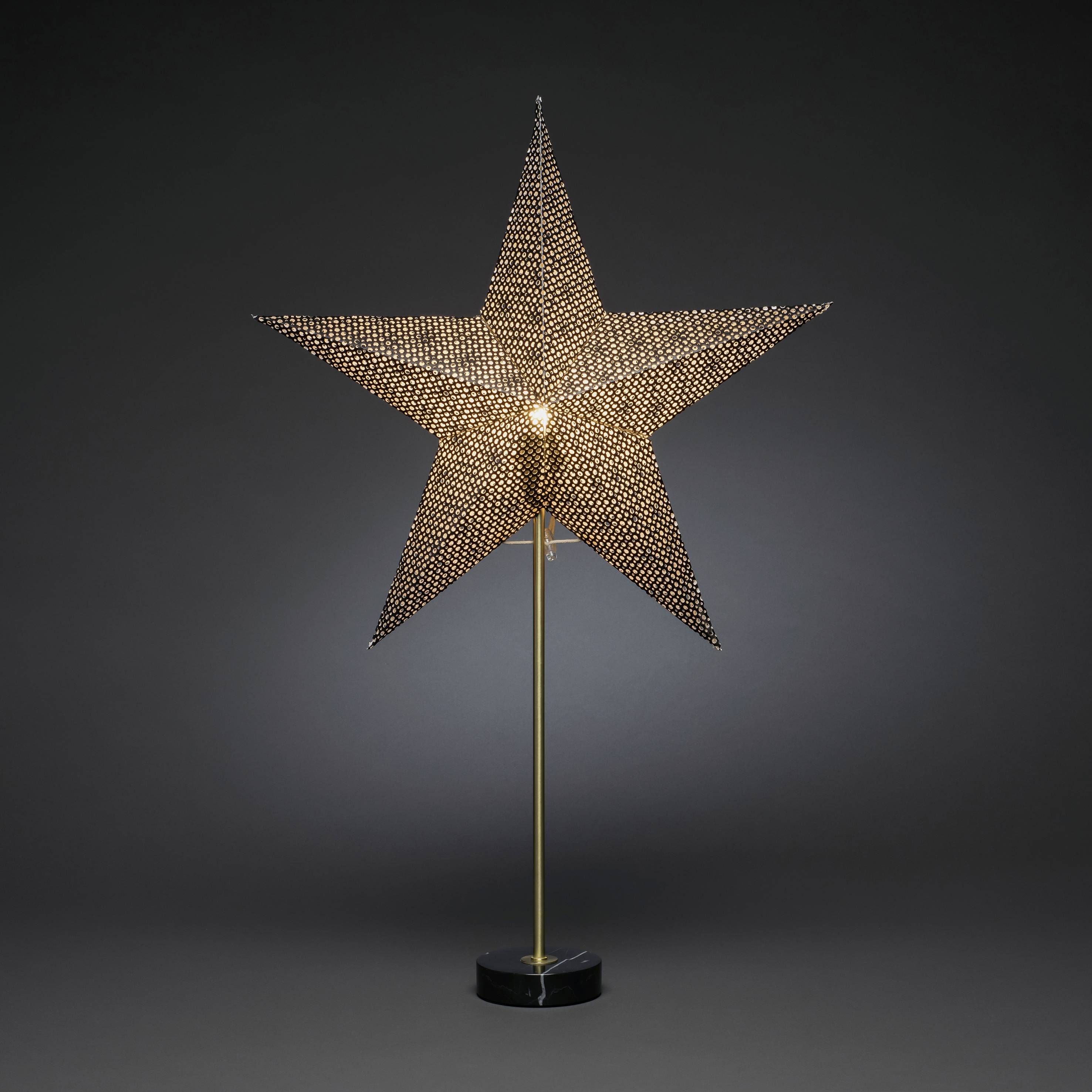 Konstsmide 1760-770 Weihnachtsstern Stern Glühlampe Mehrfarbig mit Schalter