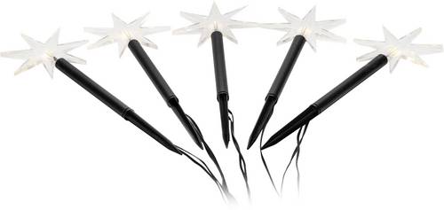 Konstsmide 4468-100 Außen-Dekobeleuchtung 5er Set LED LED fest eingebaut Schwarz