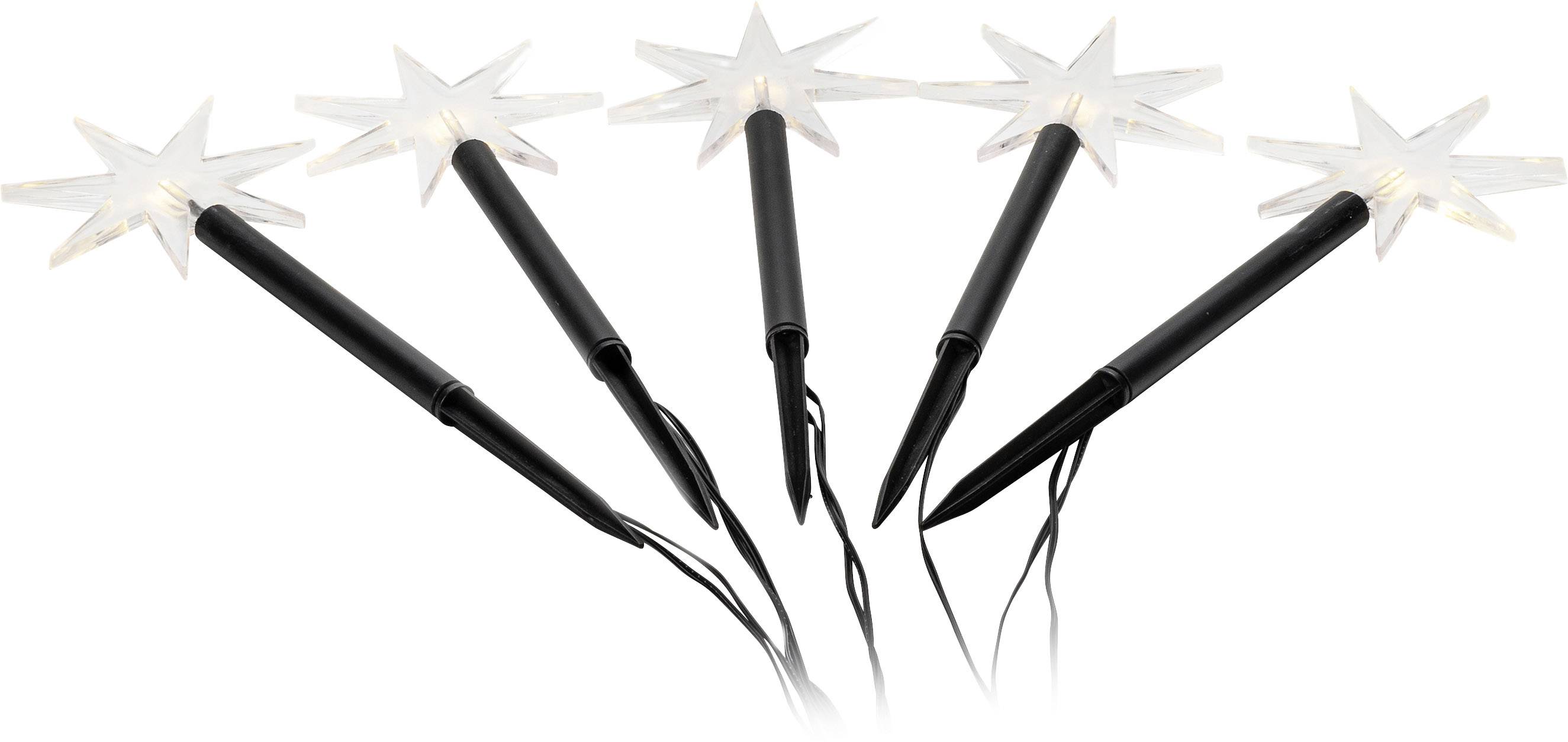 Konstsmide 4468-100 Außen-Dekobeleuchtung 5er Set LED LED fest eingebaut Schwarz