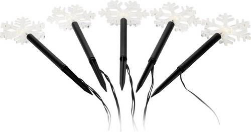 Konstsmide 4469-100 Außen-Dekobeleuchtung 5er Set LED LED fest eingebaut Schwarz