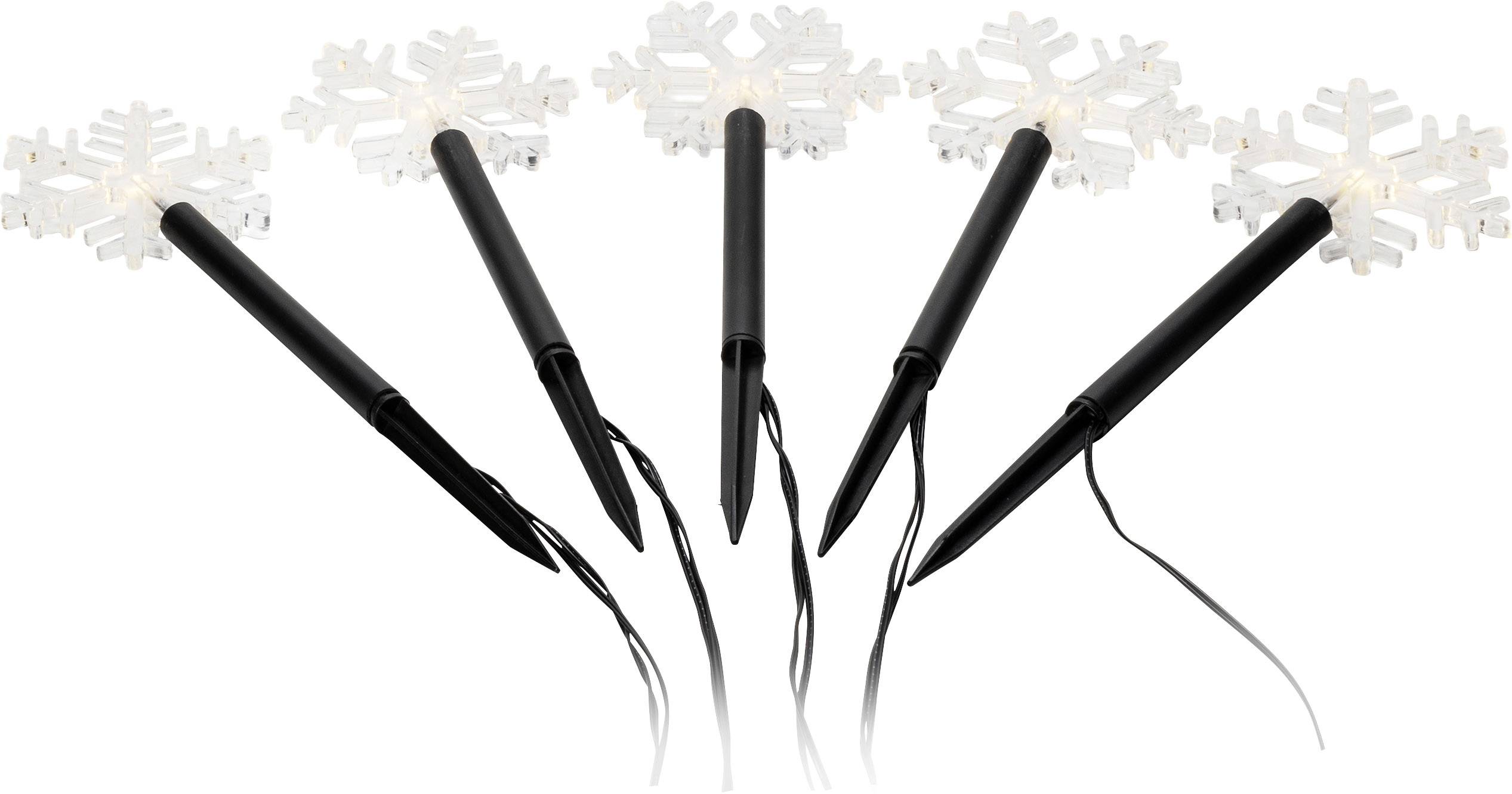 Konstsmide 4469-100 Außen-Dekobeleuchtung 5er Set LED LED fest eingebaut Schwarz