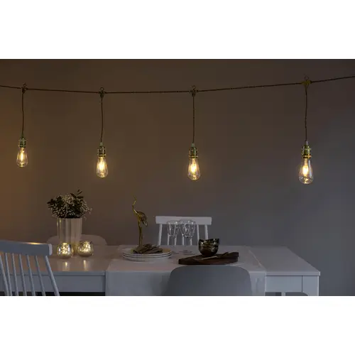 Konstsmide 2363-800 Party-Lichterkette Innen EEK: F (A - G) netzbetrieben Anzahl Leuchtmittel 8 Glühlampe, LED Beleuchtete Länge Konstsmide 2363-800 Party-Lichterkette Innen EEK: F (A - G) netzbetrieben Anzahl Leuchtmittel 8 Glühlampe, LED Beleuchtete Länge