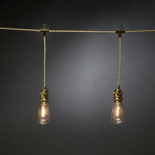 Konstsmide 2363-800 Party-Lichterkette Innen EEK: F (A - G) netzbetrieben Anzahl Leuchtmittel 8 Glühlampe, LED Beleuchtete Länge Konstsmide 2363-800 Party-Lichterkette Innen EEK: F (A - G) netzbetrieben Anzahl Leuchtmittel 8 Glühlampe, LED Beleuchtete Länge