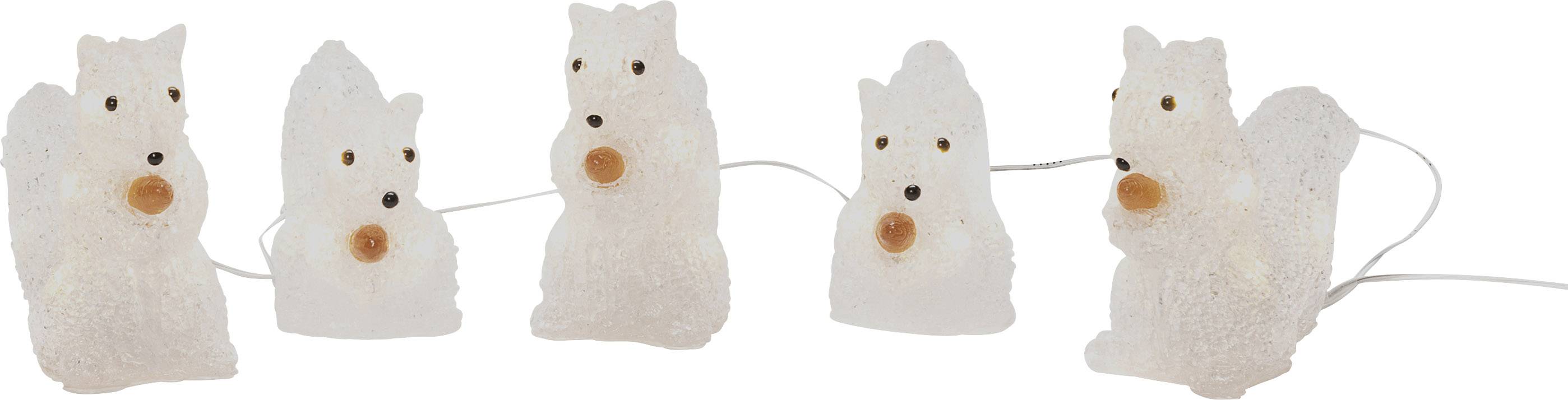 Konstsmide 6287-103 Acryl-Figur EEK: F (A - G) Eichhörnchen Warmweiß LED Klar