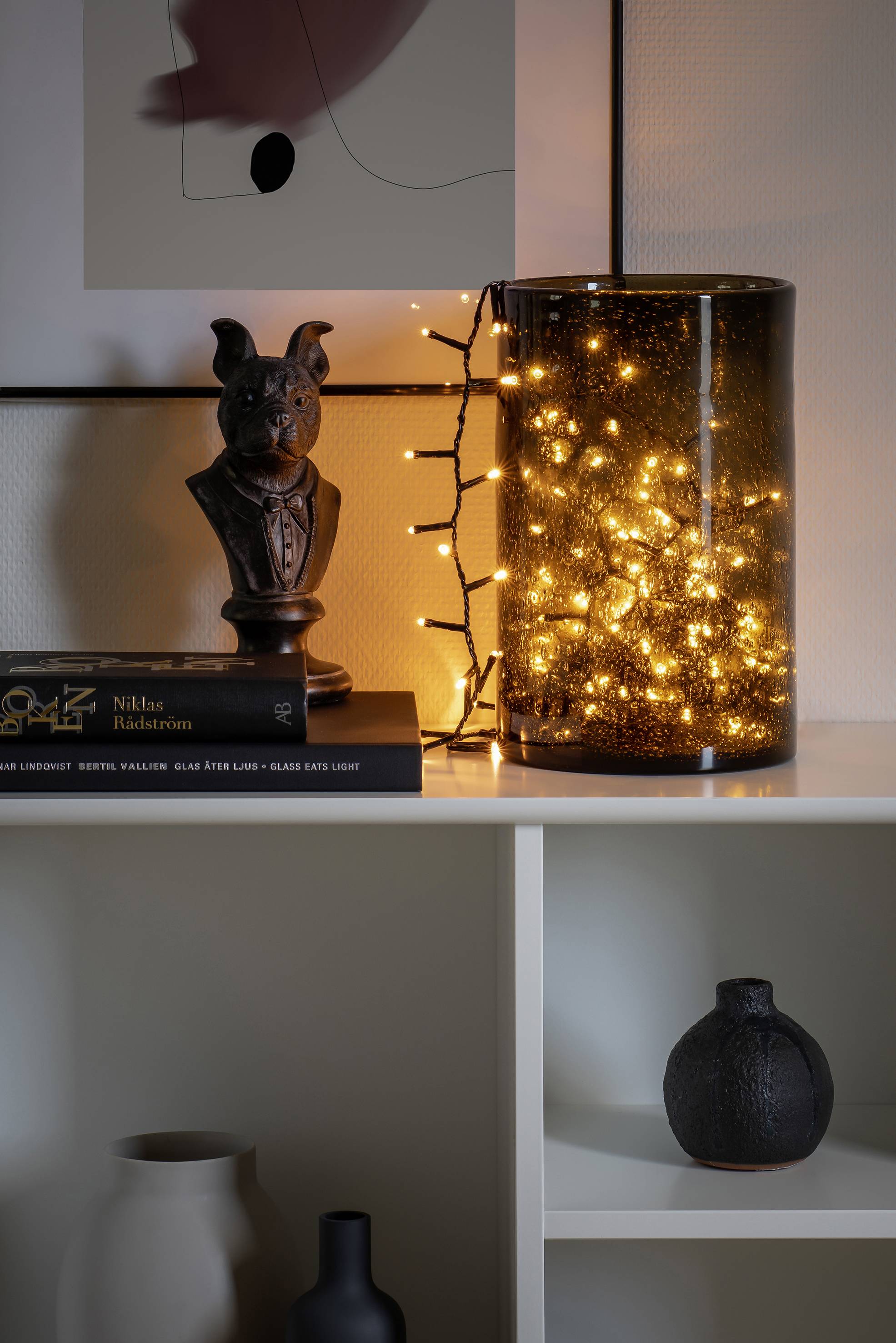 Konstsmide 3875-800 Büschellichterkette Außen EEK: E (A - G) netzbetrieben Anzahl Leuchtmittel 360 LED Bernstein Beleuchtete Länge: 2.7 m