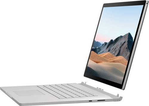 Microsoft Surface Book 3 WiFi 1TB SSD 32GB RAM Platin 38.1cm (15 Zoll) Intel® Core™ i7 4 x 1.3GHz