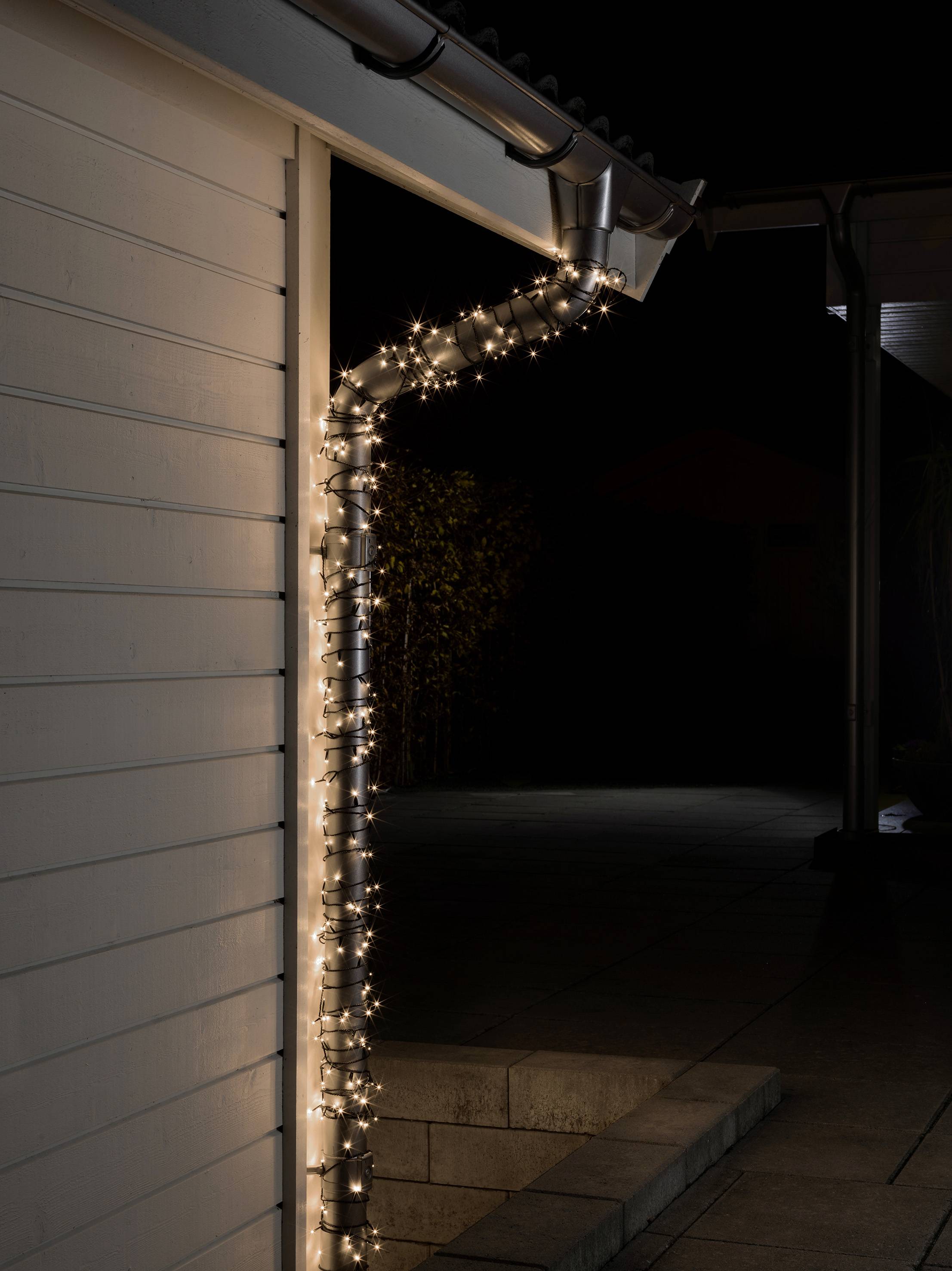 Konstsmide 3647-110 Micro-Lichterkette Außen EEK: F (A - G) netzbetrieben Anzahl Leuchtmittel 800 LED Warmweiß Beleuchtete Länge: 55.93 m