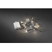 Konstsmide 3724-103 Mini-Lichterkette Außen batteriebetrieben Anzahl Leuchtmittel 20 LED Warmweiß Beleuchtete Länge: 1.9m Timer