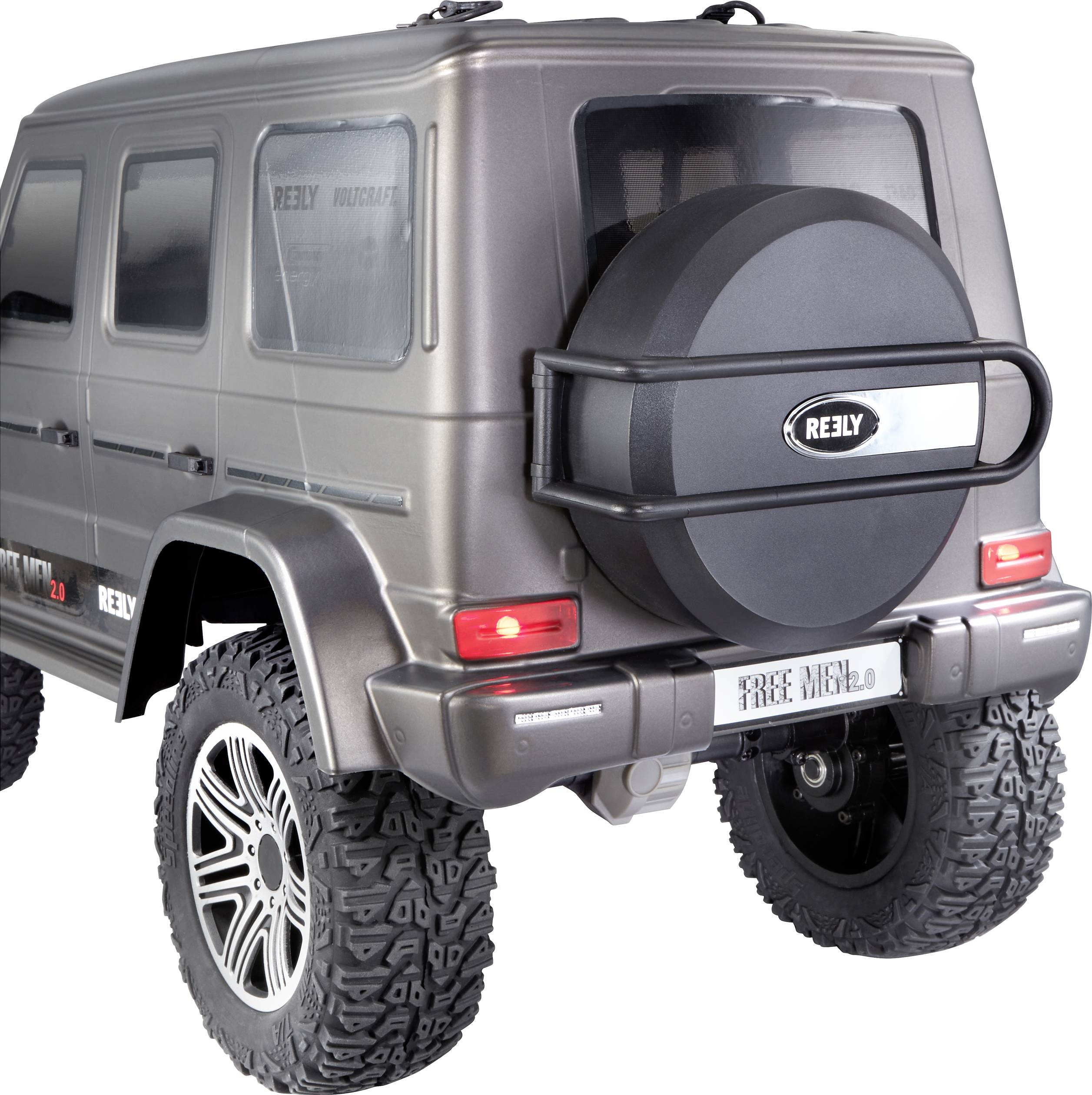 Reely FreeMen 2.0 Brushed 1:10 RC Modellauto Elektro Crawler Allradantrieb (4WD) 100% RtR 2,4GHz inkl. Akku, Ladegerät und