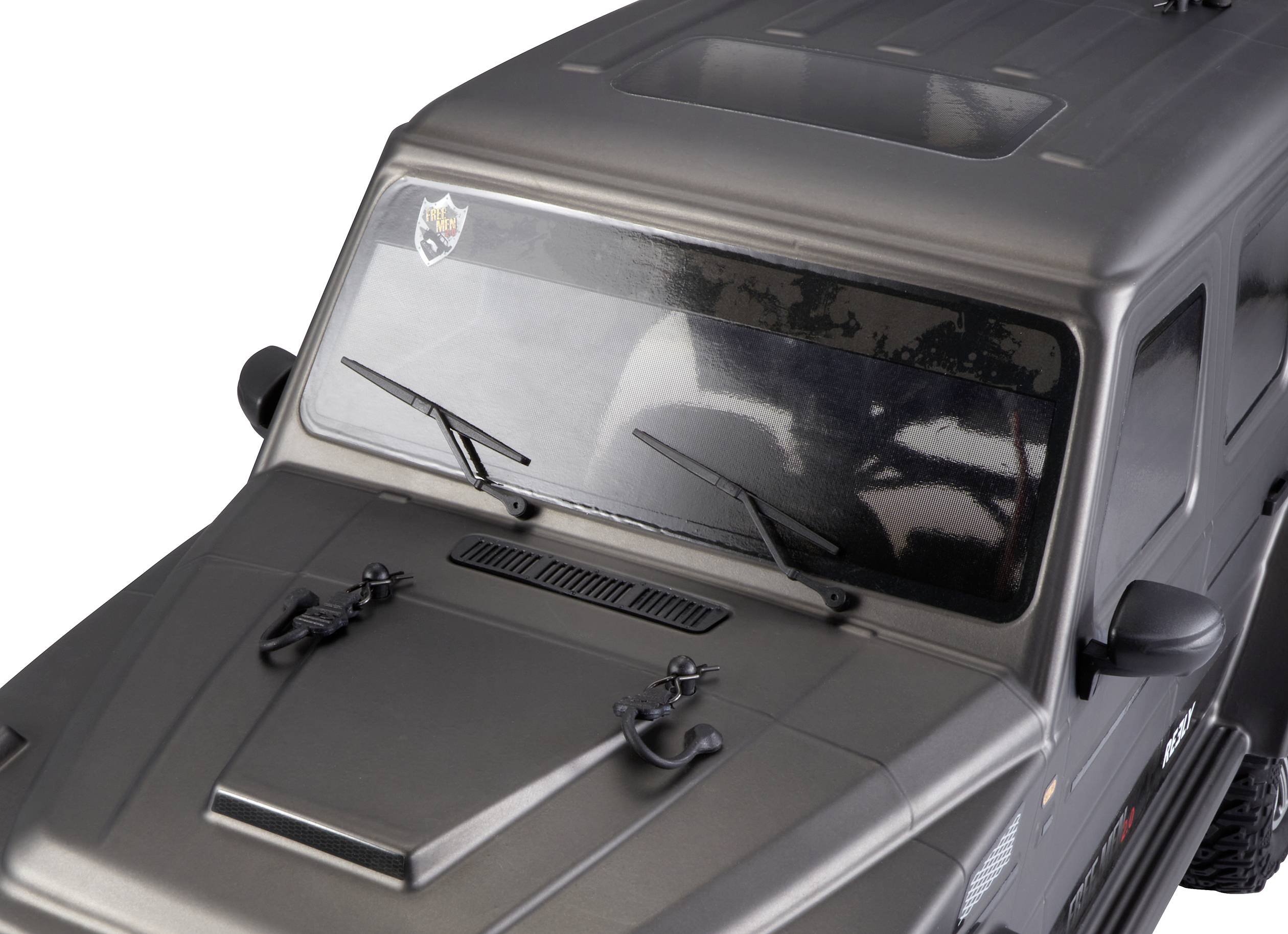 Reely FreeMen 2.0 Brushed 1:10 RC Modellauto Elektro Crawler Allradantrieb (4WD) 100% RtR 2,4GHz inkl. Akku, Ladegerät und