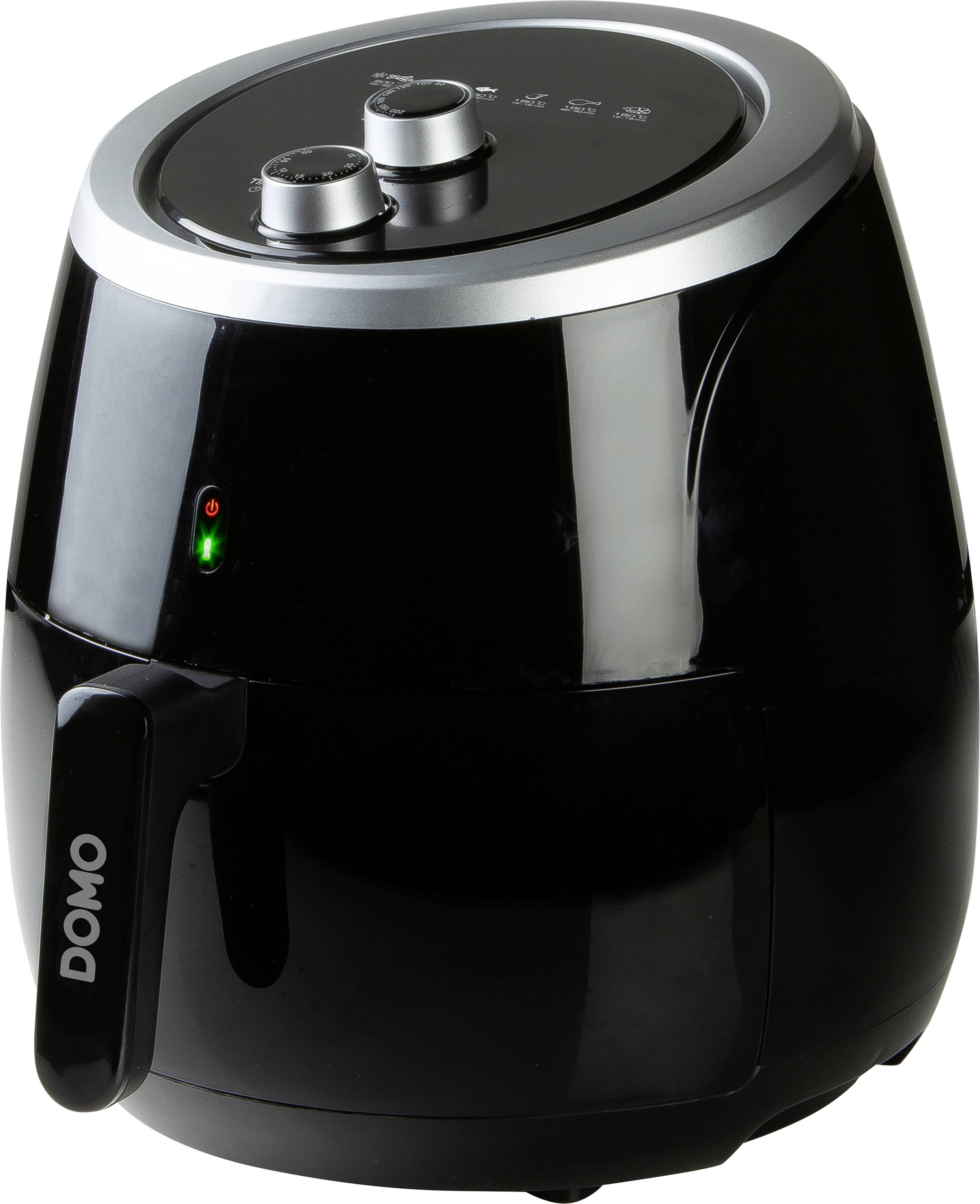 DOMO Deli-Freyer XXL Fritteuse Timerfunktion, mit Display, Cool-Touch-Gehäuse, Antihaftbeschichtung