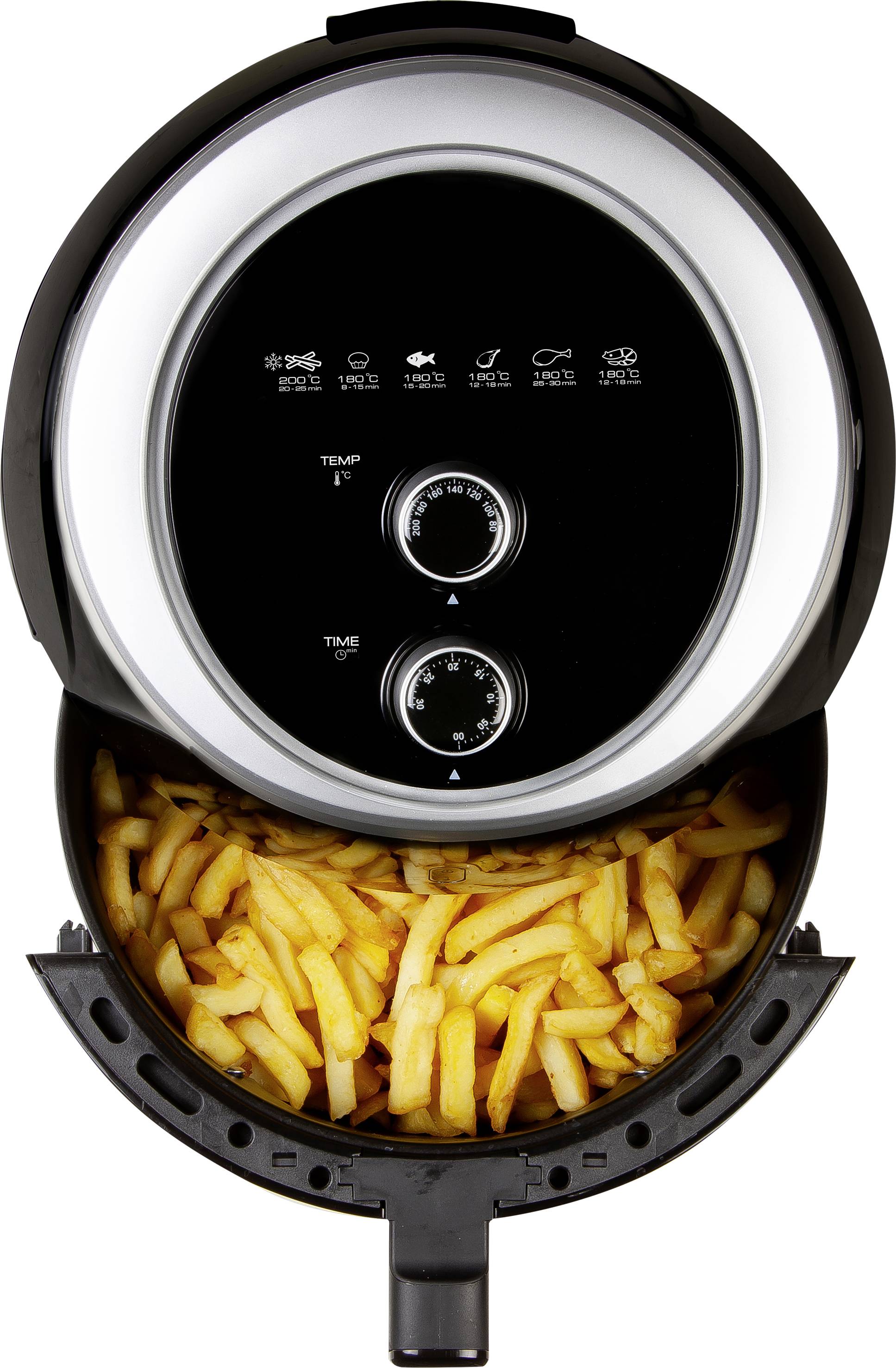DOMO Deli-Freyer XXL Fritteuse Timerfunktion, mit Display, Cool-Touch-Gehäuse, Antihaftbeschichtung