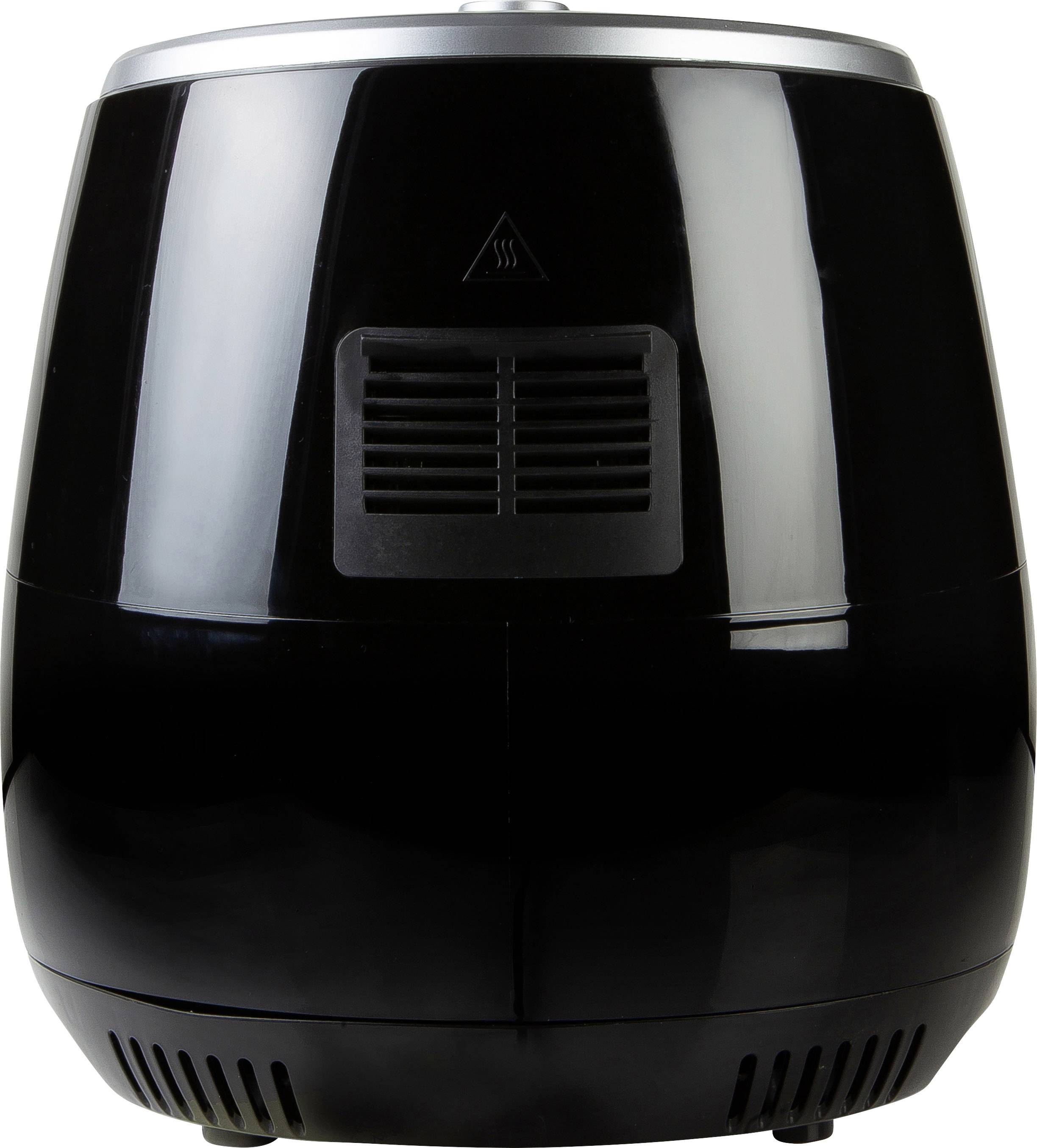 DOMO Deli-Freyer XXL Fritteuse Timerfunktion, mit Display, Cool-Touch-Gehäuse, Antihaftbeschichtung, Überhitzungsschutz Schwarz