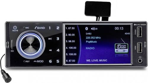 Caliber RMD402DAB BT Autoradio DAB Tuner, Bluetooth® Freisprecheinrichtung  - Onlineshop Voelkner