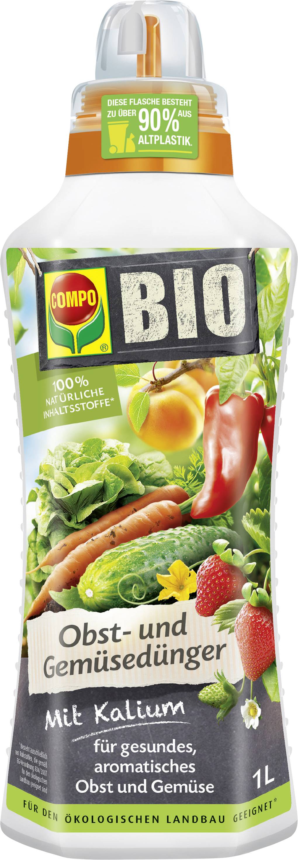 COMPO BIO Obst- und Gemüsedünger, 1 Liter