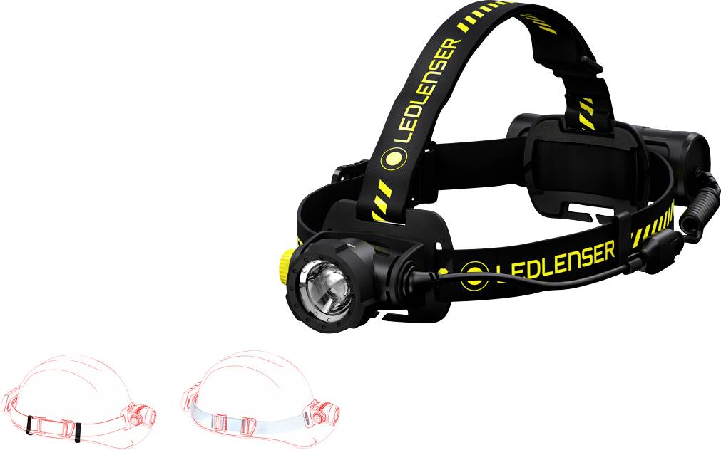 Ledlenser H7R Work LED Stirnlampe akkubetrieben 1000 lm 4 h 502195